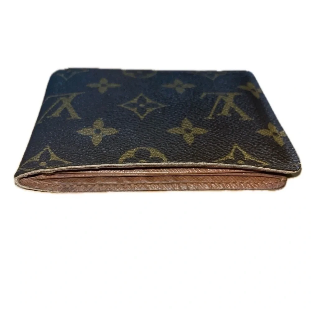 Louis Vuitton Brown Canvas Monogram LV Men's Bifold Wallet